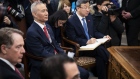 Liu He during a trade talk meeting at the White House on Jan. 31. 