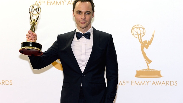 LOS ANGELES, CA - SEPTEMBER 22: Actor Jim Parsons, winner of the Best Lead Actor in a Comedy Series Award for 'The Big Bang Theory' poses in the press room during the 65th Annual Primetime Emmy Awards held at Nokia Theatre L.A. Live on September 22, 2013 in Los Angeles, California. (Photo by Kevork Djansezian/Getty Images)