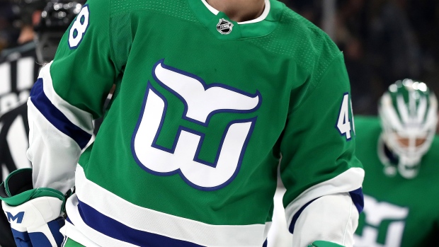 hartford whalers throwback jersey