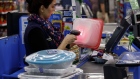 A cashier scans an item at a Walmart Inc. store in Burbank, California, Nov. 19, 2018. Bloomberg/Pat
