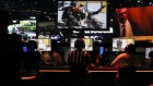 Attendees play the Activision Blizzard Inc. Call of Duty: Black Ops 4 video game during the E3 Electronic Entertainment Expo in Los Angeles, California, U.S., in Los Angeles, California, U.S., on Wednesday, June 13, 2018. For three days, leading-edge companies, groundbreaking new technologies and never-before-seen products are showcased at E3. Photographer: Patrick T. Fallon/Bloomberg