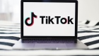 Signage for ByteDance Ltd.'s TikTok app is displayed on a laptop computer in an arranged photograph taken in the Brooklyn borough of New York, U.S., on Wednesday, July 1, 2020.