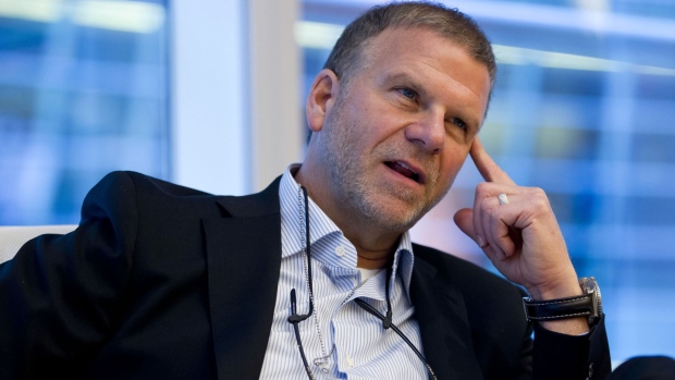 Tilman Fertitta, chief executive officer of Landry's Inc., speaks during an interview in New York, U.S.