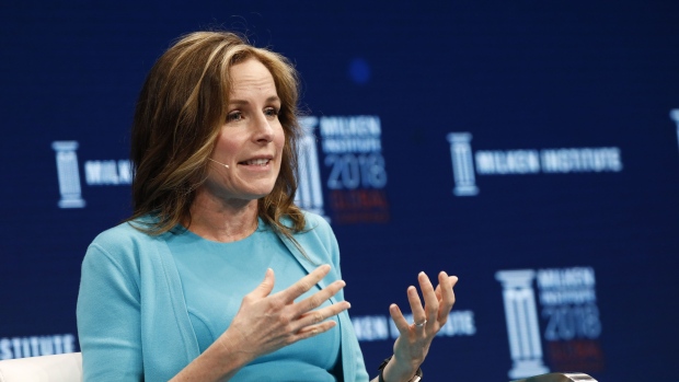Dawn Fitzpatrick, chief investment officer of Soros Fund Management LLC, speaks during the Milken Institute Global Conference in Beverly Hills, California, U.S., on Tuesday, May 1, 2018. The conference brings together leaders in business, government, technology, philanthropy, academia, and the media to discuss actionable and collaborative solutions to some of the most important questions of our time. Photographer: Patrick T. Fallon/Bloomberg
