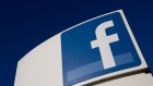 Facebook Inc. signage is displayed outside the company's new campus in Menlo Park, California, U.S., on Friday, Dec. 2, 2011. Photographer: David Paul Morris