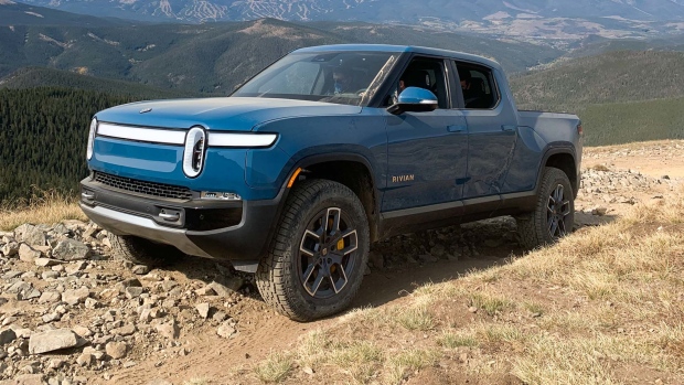Amazon-backed electric pickup maker Rivian rolls out IPO