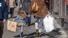 Pedestrians carry shopping bag in San Francisco, California, U.S. Photographer: David Paul Morris/Bloomberg