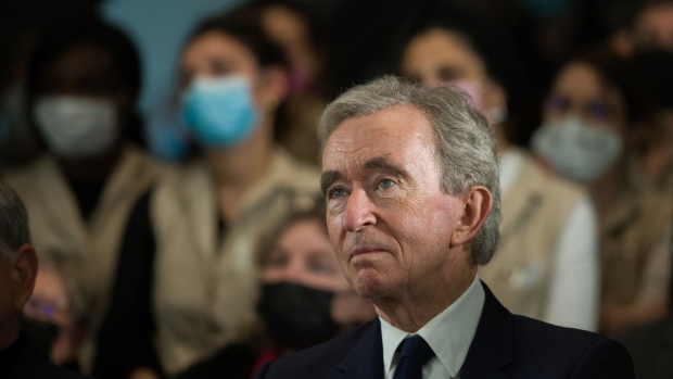 Paris, France. 20th Apr, 2023. Bernard Arnault, Chairman and Chief  Executive Officer of LVMH Moet Hennessy Louis Vuitton, during the company's  shareholders meeting in Paris, France, April 20, 2023. Photo by Eliot