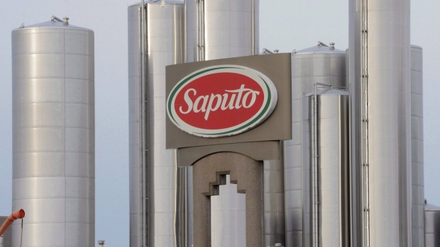 Saputo's shares down as company forecasts 'temporary' consumer demand slowdown