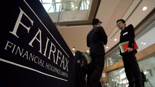 Fairfax Financial shares down after report by short seller Muddy Waters Research