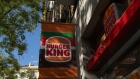 A Burger King fast food restaurant.