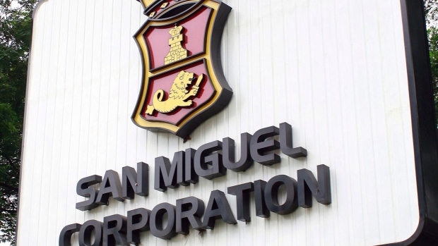 The San Miguel Corp. logo.