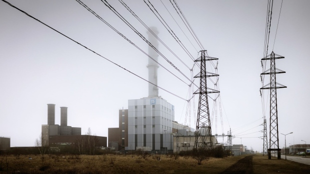 <p>The Oresundsverket natural gas-fired power plant in Malmo, Sweden, on March 13.</p>