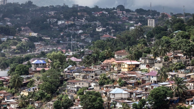 A general view of Freetown. Photographer: John Wessels/AFP/Getty Images