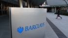 The Barclays Plc logo is displayed outside the company's offices in Tokyo, Japan. Photographer: Akio Kon/Bloomberg