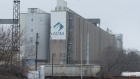 Grain elevators at the soybean processing facility at the Archer-Daniels-Midland Co. West Plant in Decatur, Illinois, US. Photographer: Neeta Satam/Bloomberg