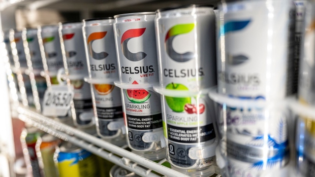 Celsius energy drinks at a store in Crockett, California.