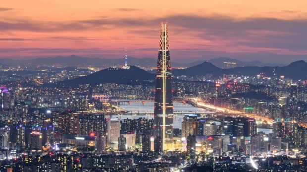 The Seoul skyline. Photographer: Ed Jones/AFP/Getty Images