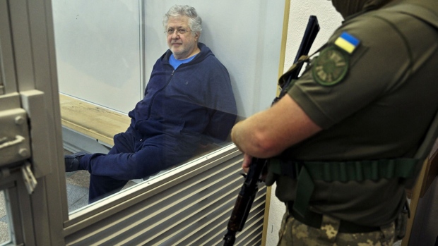 Igor Kolomoisky in court in Kyiv in September 2023. Photographer: Genya Savilov/AFP/Getty Images