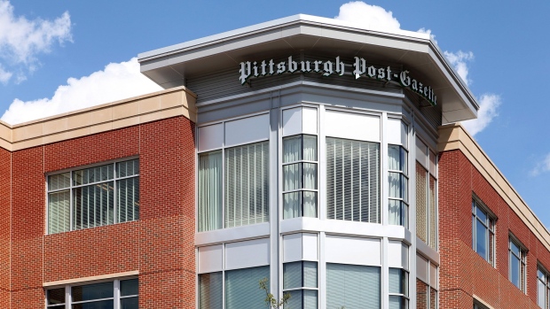 The Pittsburgh Post-Gazette headquarters in Pittsburgh, Pennsylvania. Photographer: Raymond Boyd/Getty Images