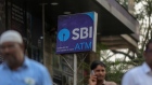A State Bank of India Ltd. (SBI) branch in Mumbai.