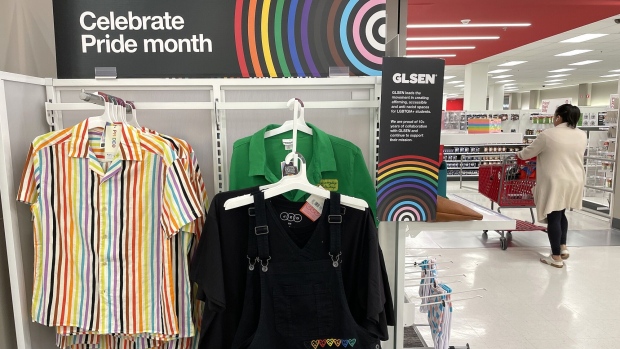 Pride merchandise at a Target store in San Francisco last year.