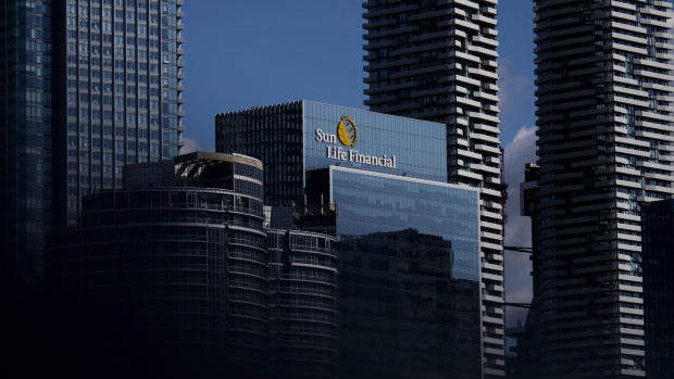 <p>The Sun Life Financial headquarters in Toronto.</p>