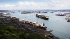 The Port of Durban in South Africa.