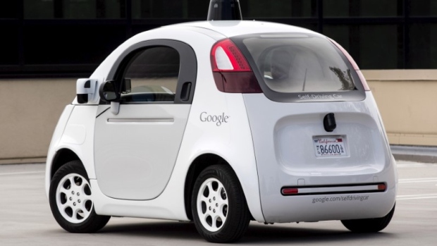 A 2015 prototype of Google's own self-driving vehicle