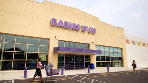 A Babies 'R' Us store is seen in Springfield, Pennsylvania.