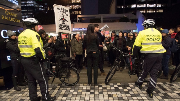 Vancouver protesters 