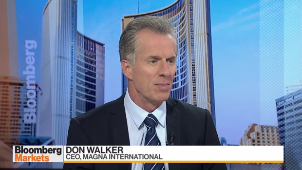 Magna International CEO Don Walker speaks to BNN Bloomberg on May 11, 2018
