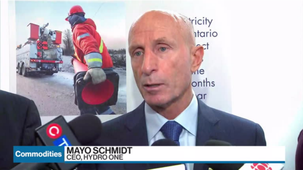 Hydro One CEO Mayo Schmidt