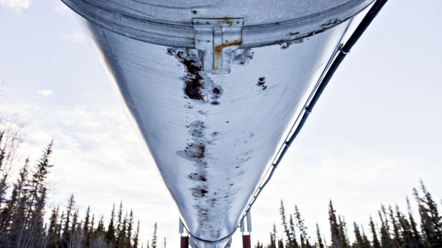 The Trans Alaska Pipeline System (TAPS) stands near Copperville, Alaska, U.S. 