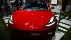 The Tesla Inc. Model 3 vehicle is displayed during AutoMobility LA ahead of the Los Angeles Auto Show in Los Angeles, California, U.S., on Wednesday, Nov. 29, 2017. AutoMobility LA brings automakers, tech companies, designers, developers, startups, investors, dealers, government officials and analysts together to unveil the future of transportation with over 50 vehicle debuts. 