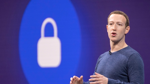 Mark Zuckerberg, chief executive officer and founder of Facebook Inc., speaks during the F8 Developers Conference in San Jose, California, U.S., on Tuesday, May 1, 2018. Zuckerberg said that he learned, while testifying in front of Congress last month, that he didn't have clear enough answers to questions about data and Facebook should offer users this kind of option to control their information. Photographer: David Paul Morris/Bloomberg