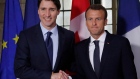 Prime Minister Justin Trudeau and French President Emmanuel Macron