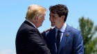 Donald Trump and Justin Trudeau 