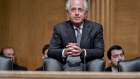 Senator Bob Corker, a Republican from Tennessee, waits to begin a Senate Banking Committee confirmation hearing for Richard Clarida, vice chairman of the U.S. Federal Reserve nominee for U.S. President Donald Trump, not pictured, in Washington, D.C., U.S., on Tuesday, May 15, 2018. 