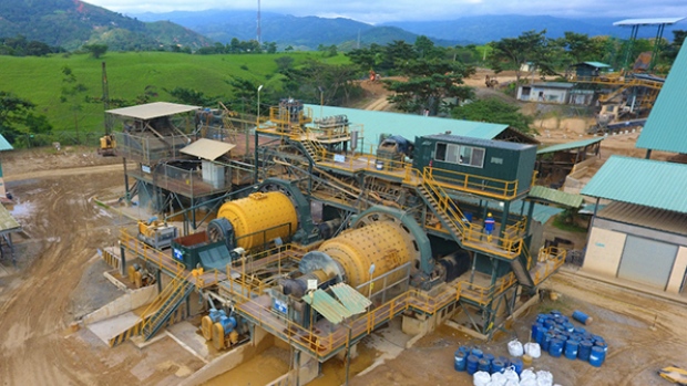 Core Gold’s Portovelo Processing Plant. Currently the largest in Ecuador.