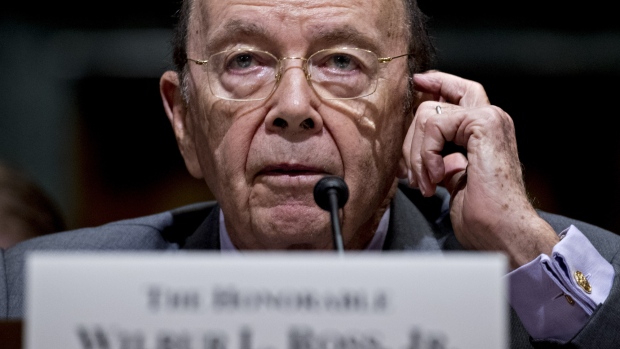 Wilbur Ross, U.S. commerce secretary, speaks during a Senate Finance Committee hearing on current and proposed tariff actions in Washington, D.C., U.S., on Wednesday, June 20, 2018. 