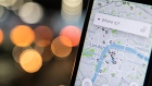 Uber app London smartphone U.K. December 2017