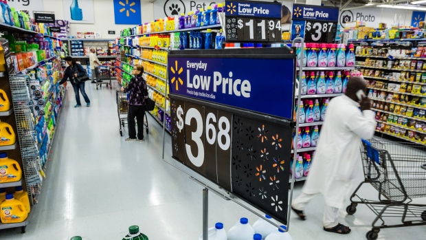 Customers shop at a Walmart Inc. store in Secaucus, New Jersey, May 16, 2018