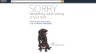 Amazon prime Day error message