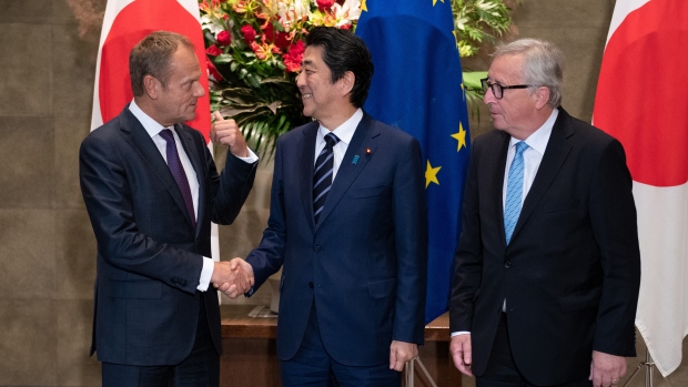 EU-Japan trade pact July 2018