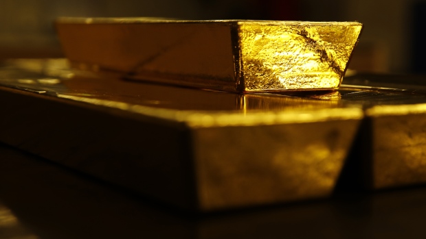 Bars of gold bullion