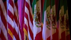 U.S., Mexico flags