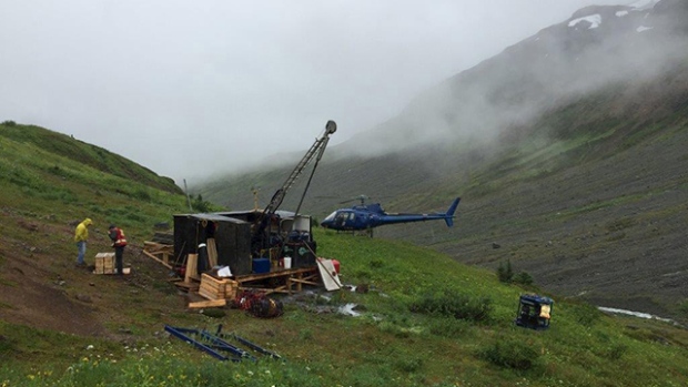 Drilling at North Boundary zone.
