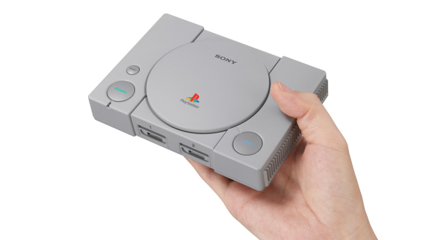 Sony's PlayStation Classic, to be released Dec. 2018