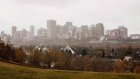 The Edmonton city skyline is pictured on Tuesday, October 17, 2017. 
